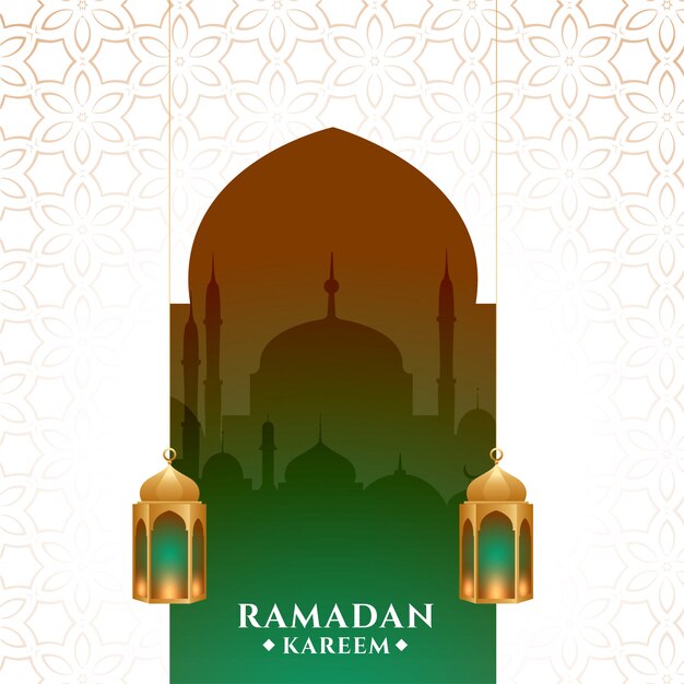 Ramadan kareem seasonal month festival background