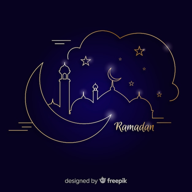 Free Vector ramadan