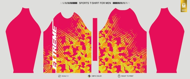 Free vector ready to print sports tshirt