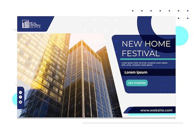 Real estate banner template