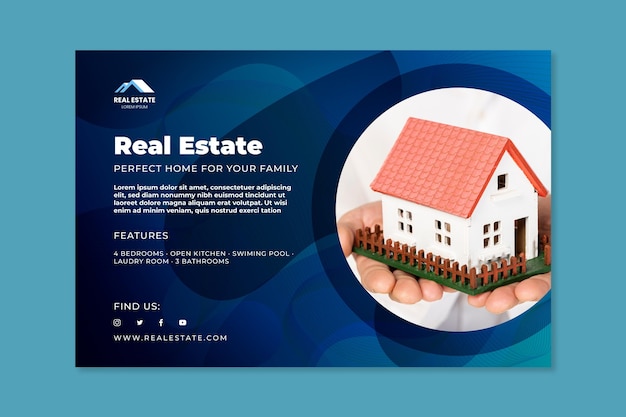 Real estate banner template