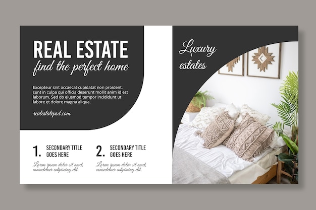 Real estate banner  template