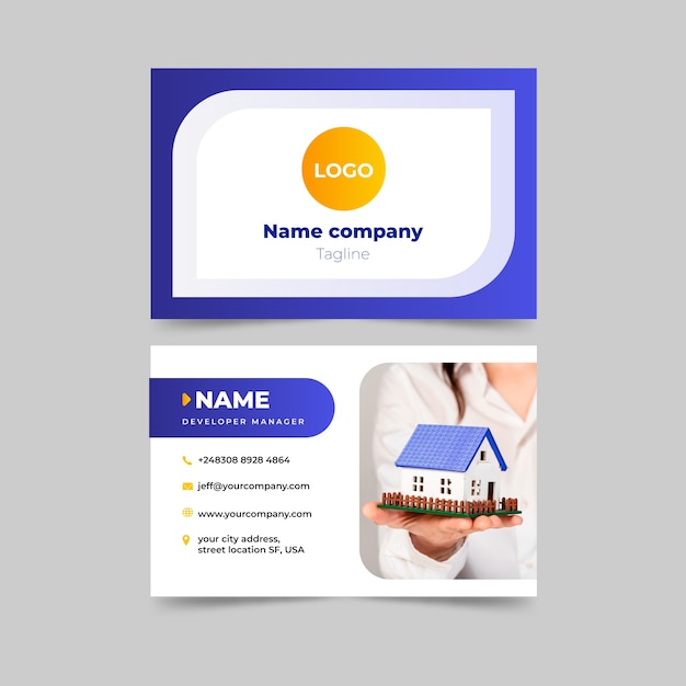 Real estate business cards