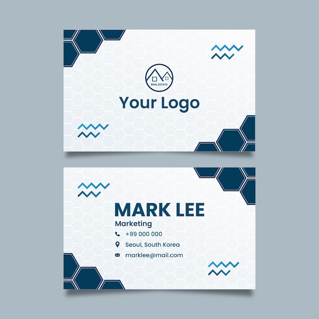 Real estate double-sided business card