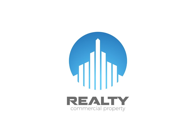 Free Vector real estate logo icon.