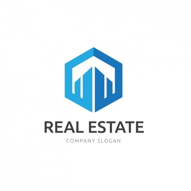 Real estate logo template