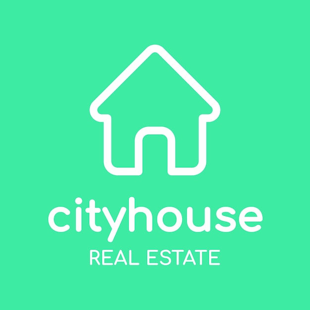 Real estate logo template