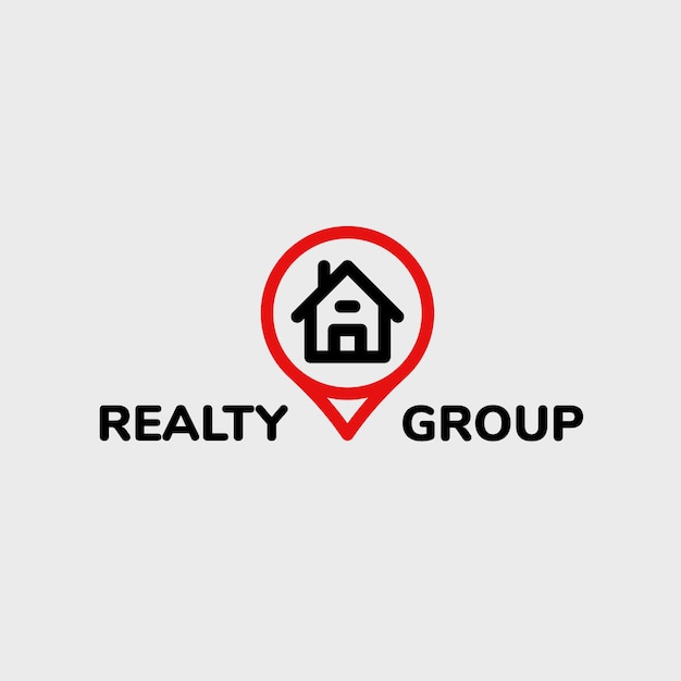 Real estate logo template