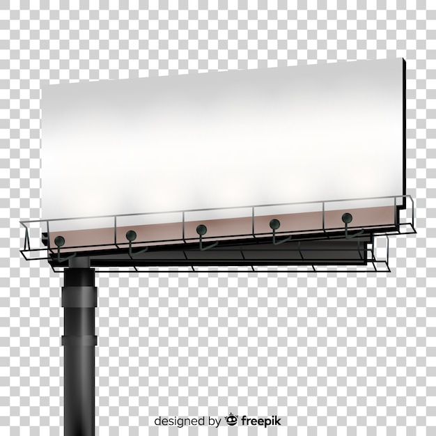 Free Vector realistic billboard background