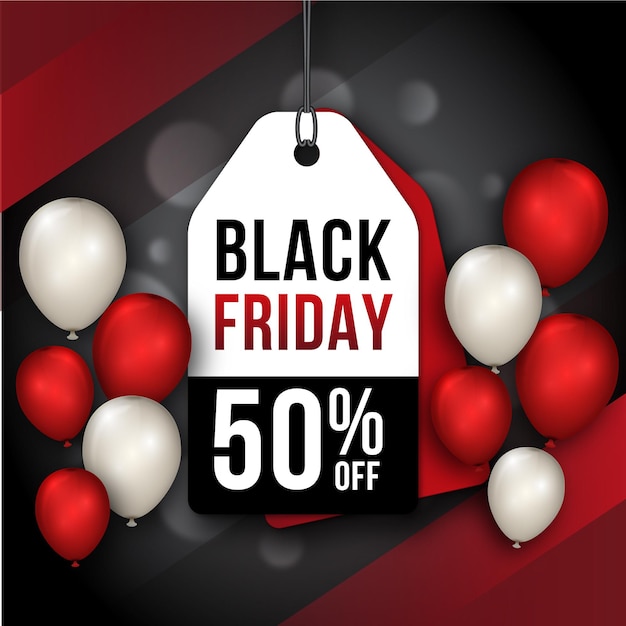 Free Vector realistic black friday