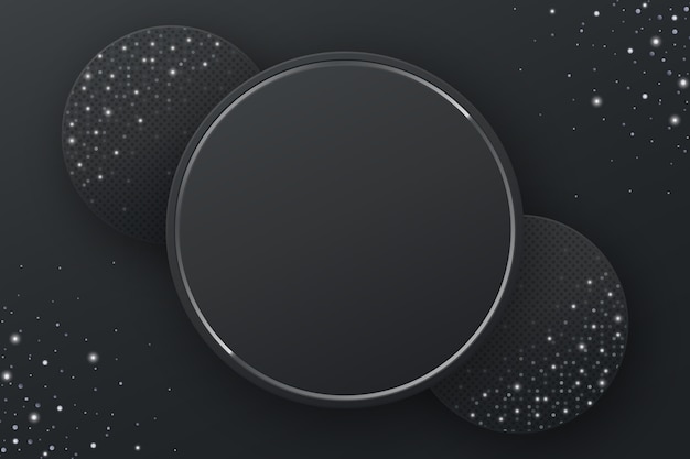 Free vector realistic black shimmer background