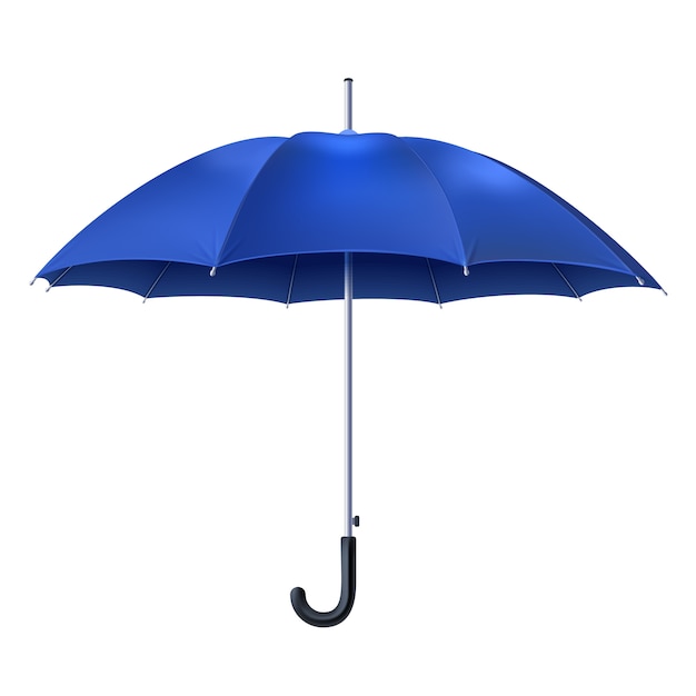 Free Vector realistic blue umbrella