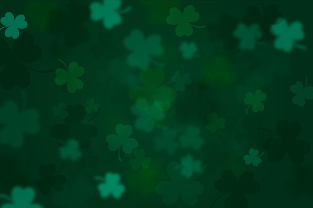 Realistic blurred st. patrick's day