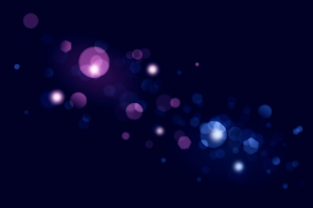 Free Vector realistic blurry bokeh background