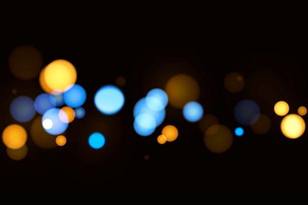 Realistic bokeh background