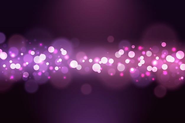 Free Vector realistic bokeh background