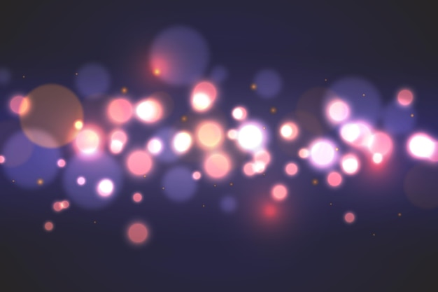 Free Vector realistic bokeh background