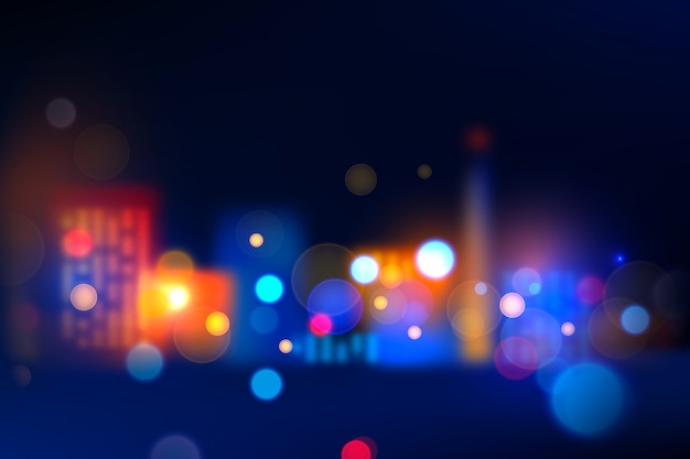 Free Vector realistic bokeh background