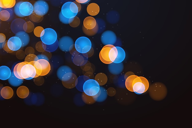 Free Vector realistic bokeh background