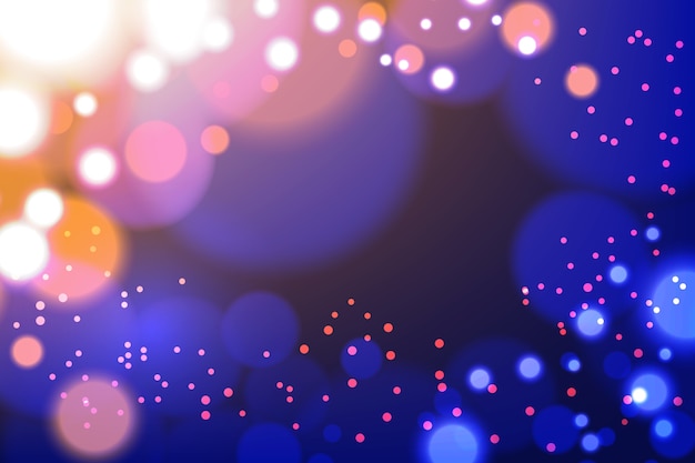 Realistic bokeh background