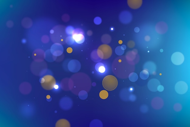 Realistic bokeh background