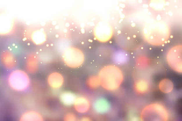 Realistic bokeh lights background