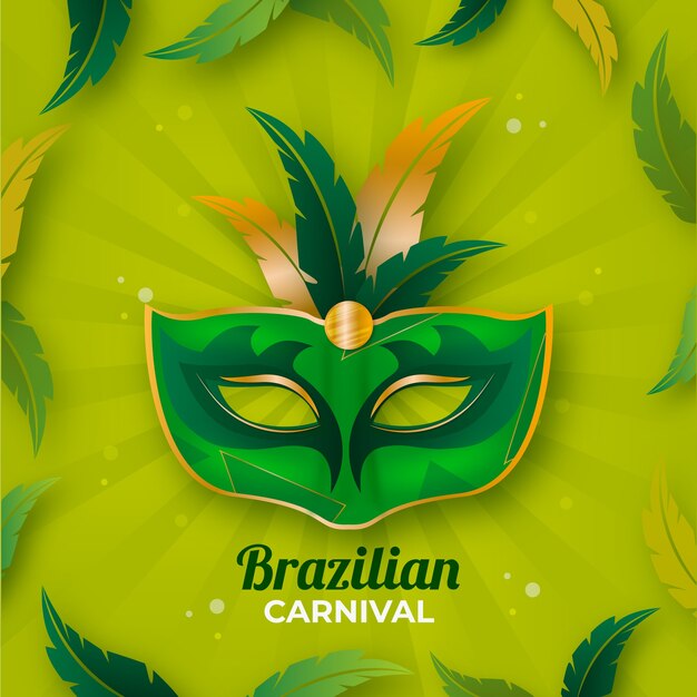 Realistic brazilian carnival