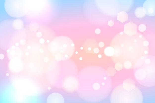 Realistic bright bokeh background