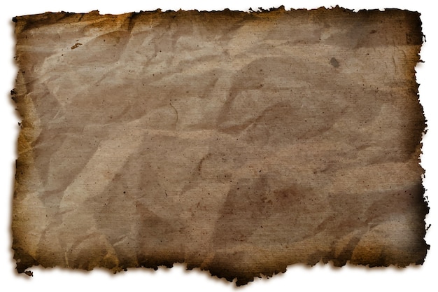 Realistic burned paper texture