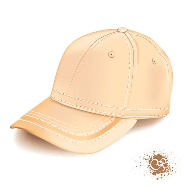 Free vector realistic cap