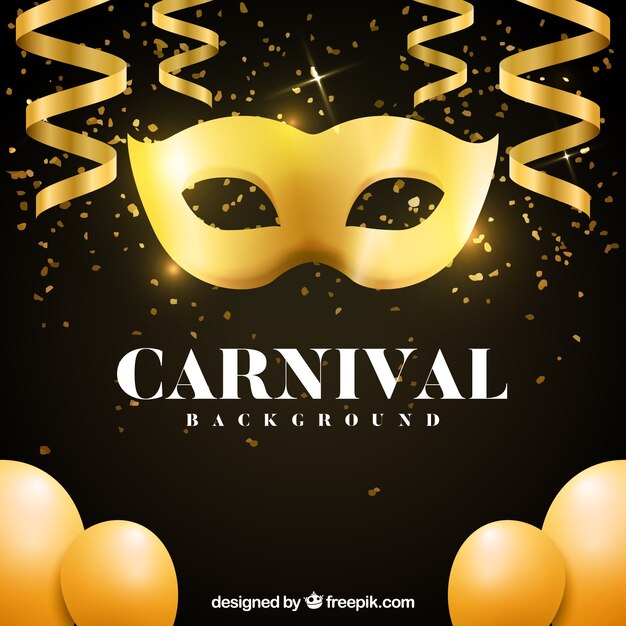 Realistic carnival background