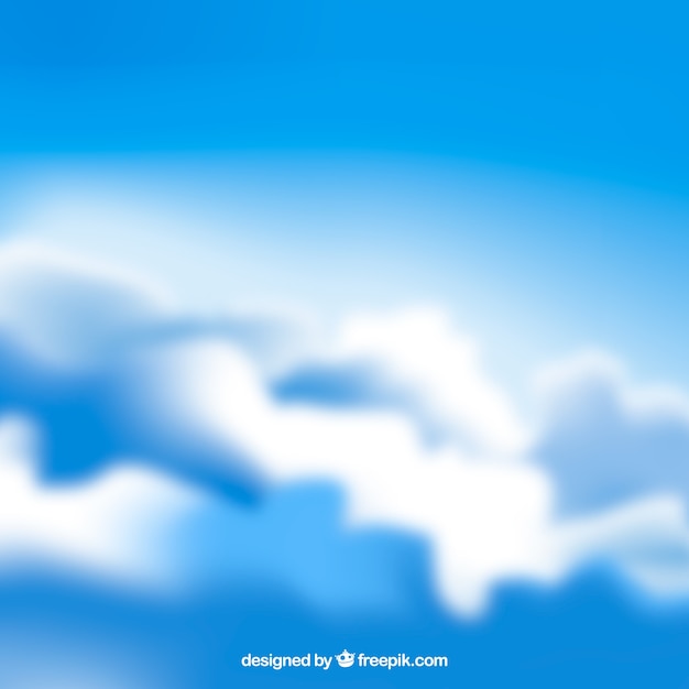 Realistic cloudy sky background