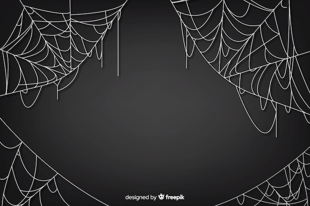 Free Vector realistic cobweb with gradient