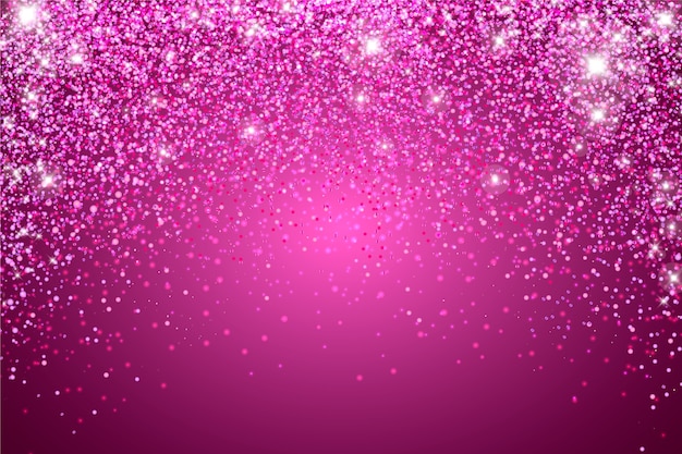 Realistic dark pink glitter background