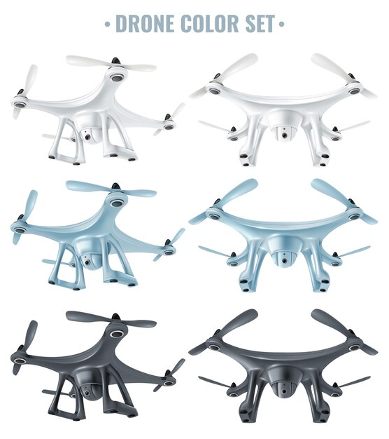 Realistic Drone Set