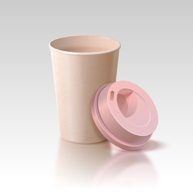 Free Vector realistic eco cup illustration