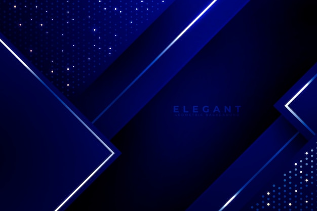 Realistic elegant geometric shapes background