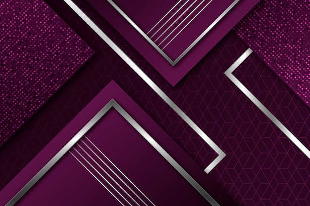 Realistic elegant geometric shapes background