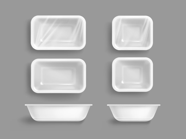 Free Vector realistic food package assortment