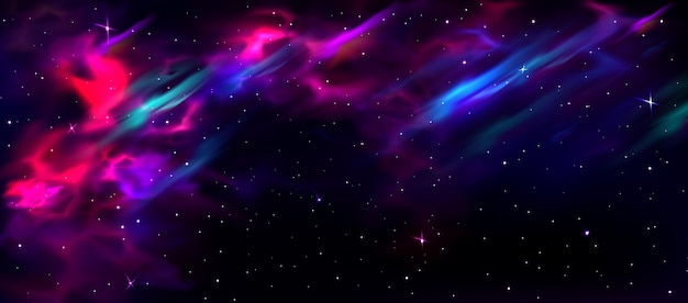 Realistic galaxy background