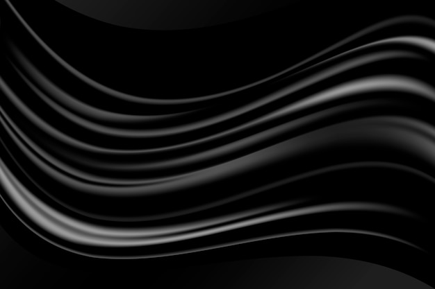 Free Vector realistic glossy black background