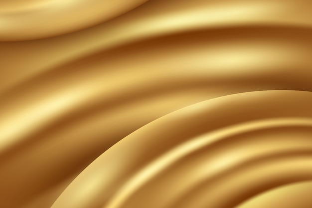 Free Vector realistic gold silk background