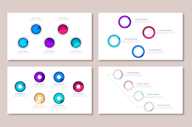 Free Vector realistic heavy balls diagrams pack