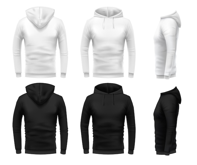 Free Vector realistic hoodie mockup