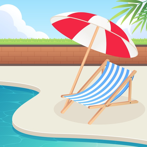 Free Vector realistic illustration for summertime