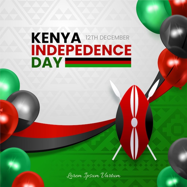 Free vector realistic jamhuri day