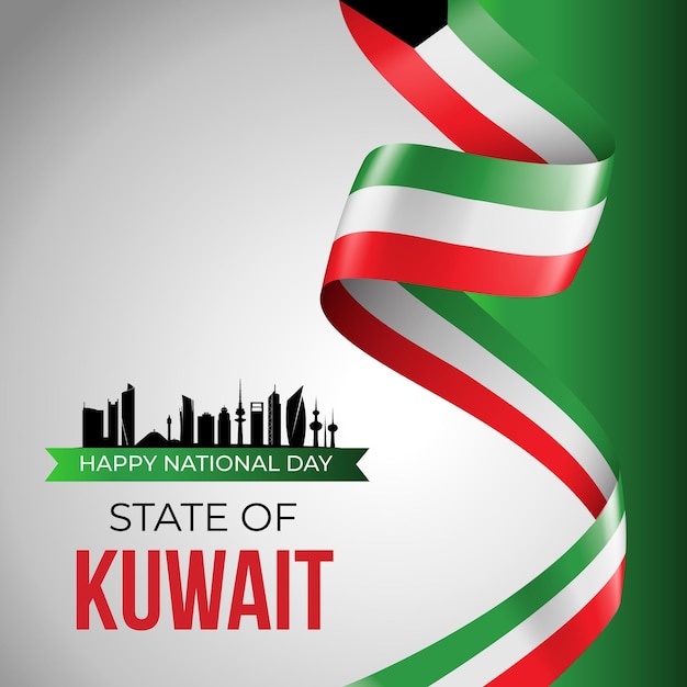 Realistic kuwait national day