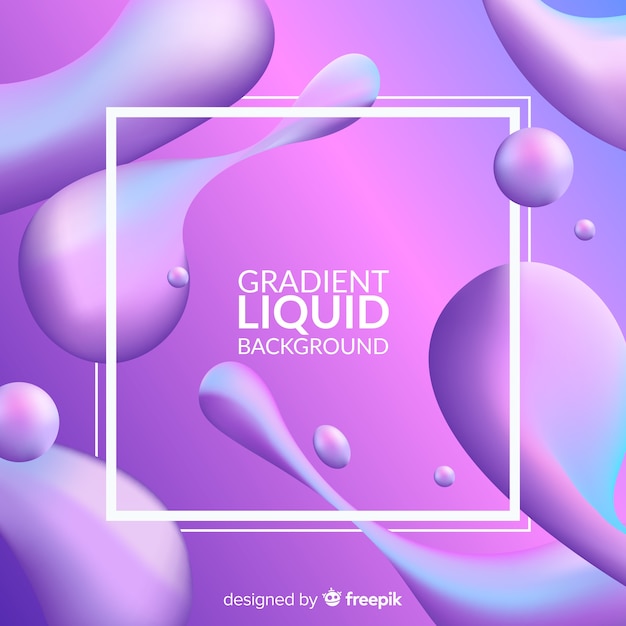 Realistic liquid background