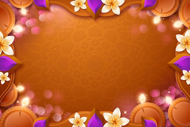 Free Vector realistic lohri background