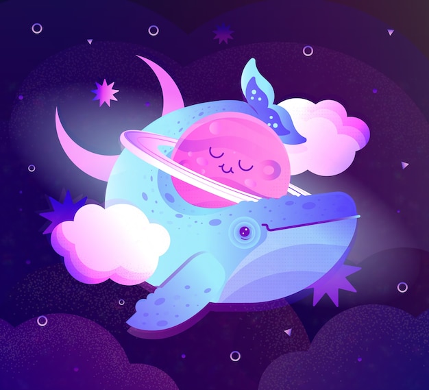 Free Vector realistic magical dreams background